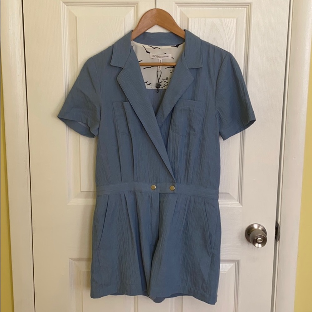 Bcbgeneration Surplice Utility Romper - image 3